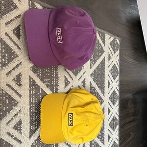 Vans Bold Purple and Yellow Caps
